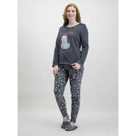Christmas Tatty Teddy Grey 'Waiting For Santa' Pyjamas
