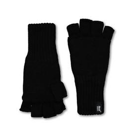 SockShop Black Fingerless Gloves - One Size