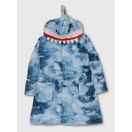 Blue Shark Dressing Gown