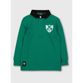 Ireland Black Rugby Shirt