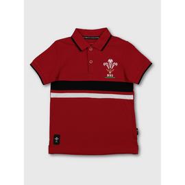 Wales Rugby Red Polo Shirt