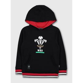 Wales Rugby Black Hoodie