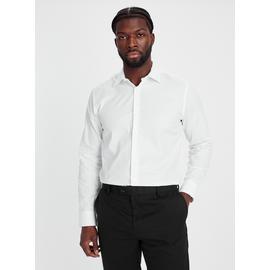 White Regular Fit Non Iron Shirt