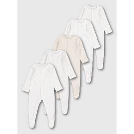 Safari Print Sleepsuits 5 Pack