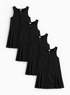4 Pack Zip Through Pinafores