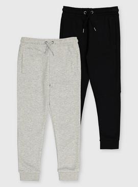 Black & Grey Joggers 2 Pack