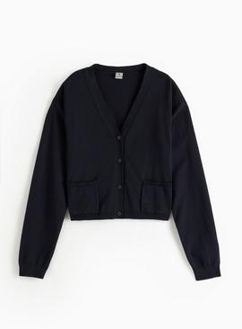 Navy V-Neck Cardigan