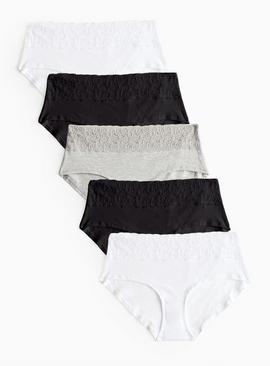 Comfort Lace Knicker Shorts 5 Pack