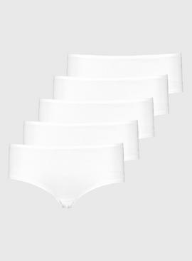 White Knicker Shorts 5 Pack