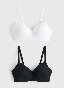 Non Wired T-Shirt Balcony Bra 2 Pack