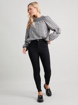 Black High Waisted Skinny Jeans