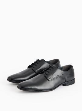 Sole Comfort Black Leather Lace Up Shoes