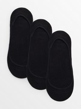 Black Footsie Socks 3 Pack