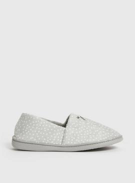 Grey Spot Full Slippers With Arch Support 