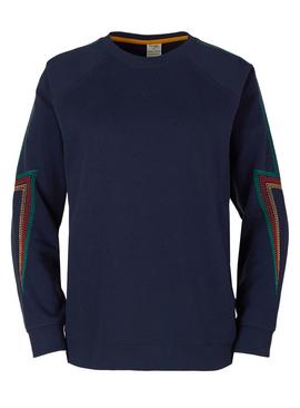 FRUGI GOTS Navy Lightning Bolt Juno Sweatshirt