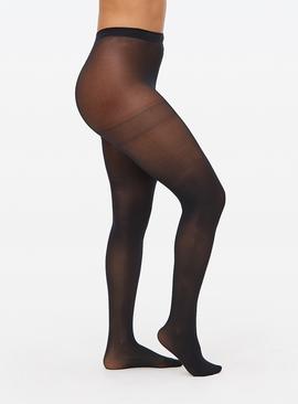 Black Silky 30 Denier Opaque Tights 2 Pack