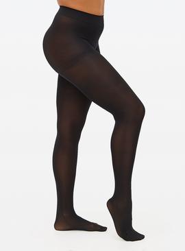 Black 60 Denier Silky Opaque Tights 2 Pack