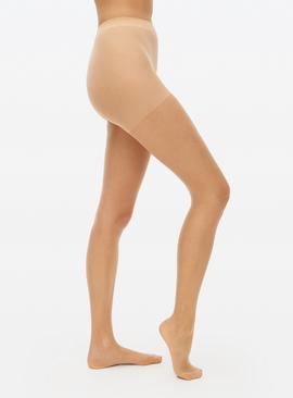 Caramel Nude 15 Denier Gloss Tights 2 Pack