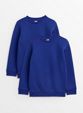 Blue Crew Neck Sweatshirt 2 Pack