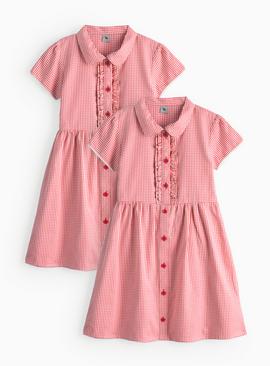 Red Gingham Classic Dress 2 Pack