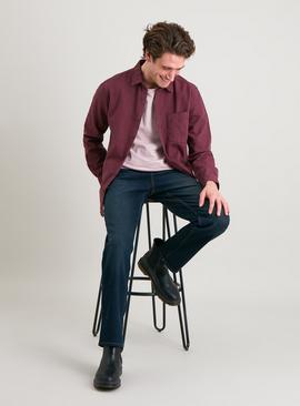 Midwash Denim Straight Leg Jeans