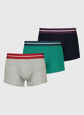 Plain Sporty Waistband Hipster 3 Pack