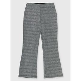 Silver Sparkly Flares