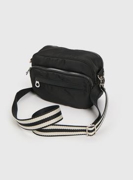 Black Nylon Camera Bag - One Size