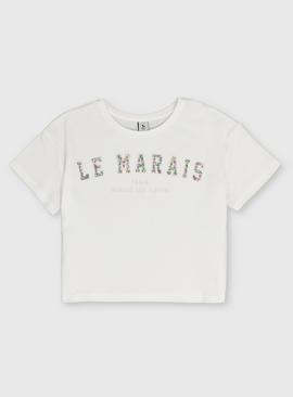 White Le Marais T-Shirt - 4 years