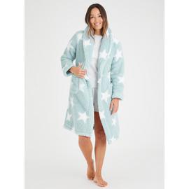 Blue Star Borg Fleece Dressing Gown