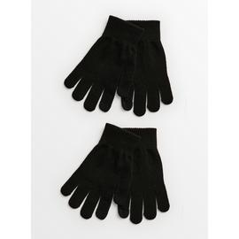 Black Touch Screen Tip Gloves One Size