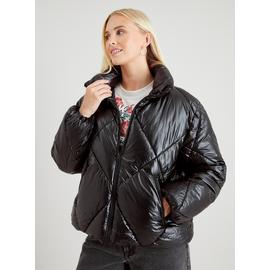 Metallic Padded Bomber Jacket