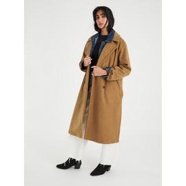 Brushed Double Breasted Coat