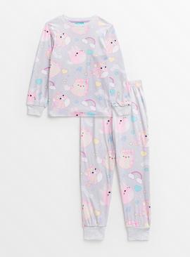Squishmallows Grey Fleece Pyjamas