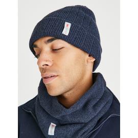 THINSULATE 3M Navy Twist Knit Beanie Hat One Size