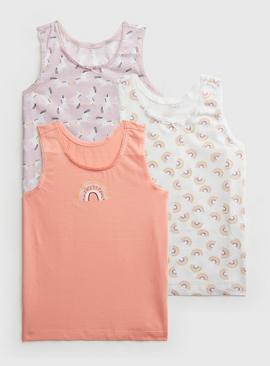 Unicorn Rainbow Vests 3 Pack