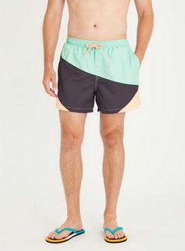 Colour Block Swim Shorts