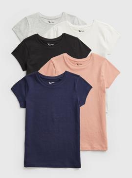 Neutral T-Shirts 5 Pack - 9 years