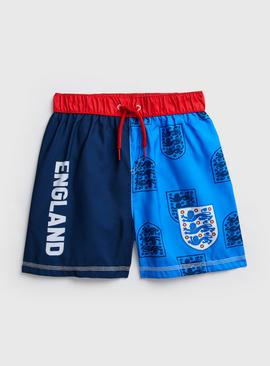 Blue England World Cup Swimming Shorts