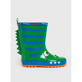 Green Crocodile Wellies