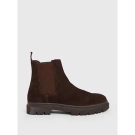 Brown Suede Chelsea Boots