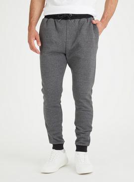 Grey Marl & Black Joggers