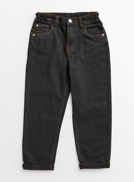 Black Overdyed Mom Jeans 8 years