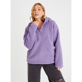 Sherpa Half Zip Hoodie