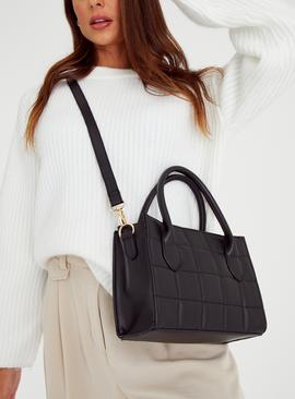 Black Quilted Bag One Size