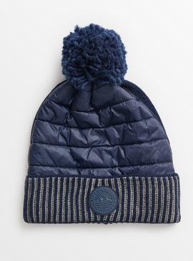 Navy Knitted Beanie