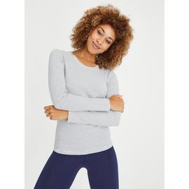 Mono Stripe Thermal Long Sleeve Top