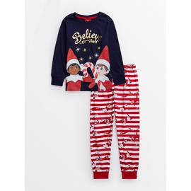 Kids' Christmas Family Dressing Elf On The Shelf Red Pyjamas