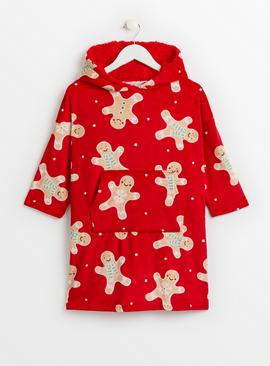 Kids' Christmas Family Dressing Hooded Blanket