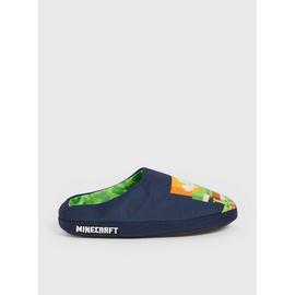 Minecraft Navy Slippers